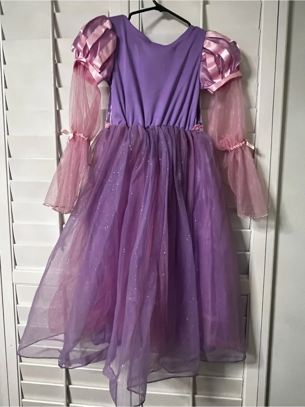 Disney Store Rapunzel Tangled Princess Costume Dress Purple Girls Size 9/10